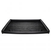 Черная виниловая простынь с надувными краями Nuru Inflatable Vinyl Massage Sheet - XR Brands - купить с доставкой во Владивостоке
