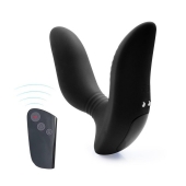 Черный вибромассажер простаты 3,5’’ Remote Control Curve P-spot Massager - 12 см. - Erokay - во Владивостоке купить с доставкой