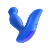 Синий вибромассажер простаты 3,5’’ Remote Control P-spot Massager - 12,5 см. - Erokay - во Владивостоке купить с доставкой