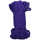 Фиолетовая верёвка для связывания и фиксации Bind Tie - 15,24 м. - Doc Johnson - купить с доставкой во Владивостоке