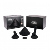Конусный вибромассажер Cowgirl Cone с 2 насадками - CowGirl - купить с доставкой во Владивостоке