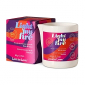 Массажная свеча Light My Fire Coconut с ароматом кокоса - 65 гр. - Love to Love - купить с доставкой во Владивостоке