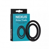 Черное двойное эрекционное кольцо Nexus Enduro Double - Nexus Range - во Владивостоке купить с доставкой