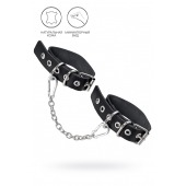 Черные оковы из одного ремешка с люверсами - Pecado - купить с доставкой во Владивостоке