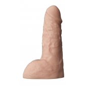 Телесный фаллоудлинитель с мошонкой Cock Next - 19 см. - LOVETOY (А-Полимер) - во Владивостоке купить с доставкой