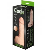 Телесный фаллоудлинитель с мошонкой Cock Next - 17 см. - LOVETOY (А-Полимер) - во Владивостоке купить с доставкой