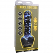 Черно-синяя мини-машина на присоске Tendril Thruster - 21,6 см. - Doc Johnson - купить с доставкой во Владивостоке