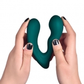 Темно-бирюзовый вибромассажер простаты Solstice X - Magic Motion - во Владивостоке купить с доставкой Темно-бирюзовый вибромассажер простаты Solstice X - Magic Motion - во Владивостоке купить с доставкой