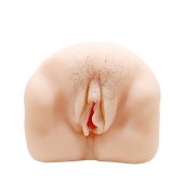 Телесный мастурбатор-вагина с оволосением и вибрацией - Baile - во Владивостоке купить с доставкой