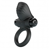 Черное эрекционное кольцо с вибрацией Adrien - Baile - во Владивостоке купить с доставкой