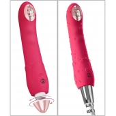 Малиновая насадка на душ с вибрацией Showers to orgasm - 20,1 см. - Orion - купить с доставкой во Владивостоке