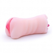 Телесный двусторонний мастурбатор - вагина и ротик - Boys of Toys - во Владивостоке купить с доставкой