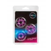 Набор из 3 лиловых эрекционных колец различной формы - Erowoman-Eroman - во Владивостоке купить с доставкой