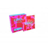 Презервативы с разогревающим эффектом Expert Hot Love - 3 шт. - Expert - купить с доставкой во Владивостоке