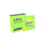 Ультратонкие презервативы Expert Invisible - 3 шт. - Expert - купить с доставкой во Владивостоке