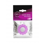 Лиловое эрекционное кольцо с 2 рядами стимулирующих шариков - Erowoman-Eroman - во Владивостоке купить с доставкой