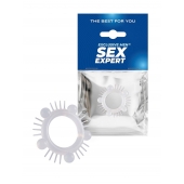 Эластичное эрекционное кольцо с шишечками и шипами - Sex Expert - во Владивостоке купить с доставкой