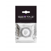 Эластичное эрекционное кольцо с длинными черными «ресничками» - Sextaz - во Владивостоке купить с доставкой
