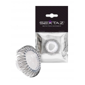 Эластичное эрекционное кольцо с длинными черными «ресничками» - Sextaz - во Владивостоке купить с доставкой