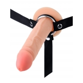 Мужской полый страпон на регулируемых ремнях - 18,5 см. - Sex Expert - купить с доставкой во Владивостоке