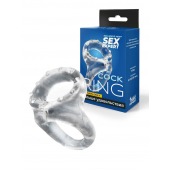 Прозрачное двойное эрекционное кольцо - Sex Expert - во Владивостоке купить с доставкой