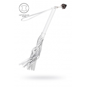 Белая кожаная плеть - 50 см. - Pecado - купить с доставкой во Владивостоке