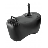Черное надувное кресло с платформой для фиксации дилдо Body Dock Inflatable Love Seat - Pipedream - купить с доставкой во Владивостоке