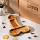 Деревянное блюдо для подачи в форме члена (25 х 16,5 х 1,7 см) - Сима-Ленд - купить с доставкой во Владивостоке