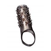 Дымчатая насадка на пенис с выпуклостями - 12 см. - Sex Expert - во Владивостоке купить с доставкой