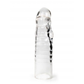 Прозрачная закрытая насадка на член - 15 см. - Sex Expert - во Владивостоке купить с доставкой