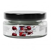Массажная свеча «Спелая вишня» - 50 мл. - SGAN - купить с доставкой во Владивостоке
