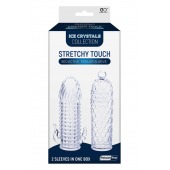 Набор из 2 прозрачных насадок на член Seductive Tickler Sleeves Set - NMC - во Владивостоке купить с доставкой