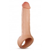 Телесная насадка-удлинитель Thrive 8.75 Inch Realistic Penis Extender Sleeve - 22,2 см. - Blush Novelties - во Владивостоке купить с доставкой