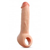 Телесная насадка-удлинитель Thrive 8.75 Inch Realistic Penis Extender Sleeve - 22,2 см. - Blush Novelties - во Владивостоке купить с доставкой