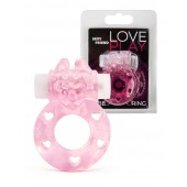 Розовое эрекционное виброкольцо в форме зайчика - 1137 - во Владивостоке купить с доставкой