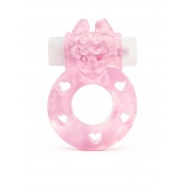 Розовое эрекционное виброкольцо в форме зайчика - 1137 - во Владивостоке купить с доставкой