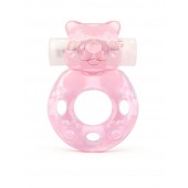 Розовое эрекционное виброкольцо в форме мишки - 1137 - во Владивостоке купить с доставкой