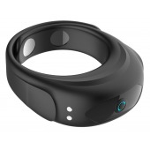 Черное эрекционное виброкольцо на ремешках - Boys of Toys - во Владивостоке купить с доставкой