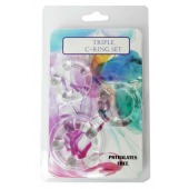 Набор из 3 эрекционных прозрачных колец - Boys of Toys - во Владивостоке купить с доставкой