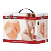 Телесный мастурбатор Liora с 2 любовными тоннелями - Baile - во Владивостоке купить с доставкой