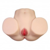 Телесный мастурбатор с 2 любовными отверстиями Olivia - Baile - во Владивостоке купить с доставкой