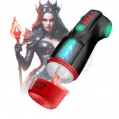 Интерактивный мастурбатор Raven с вакуумом, вибрацией и подсветкой - Shots Media BV - во Владивостоке купить с доставкой