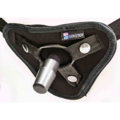 Вибрострапон с двумя насадками UniStrap - 18 и 18 см. - LOVETOY (А-Полимер) - купить с доставкой во Владивостоке
