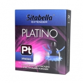 Стимулирующая насадка с усиками и шипиками Platino  Ураган - Sitabella - купить с доставкой во Владивостоке