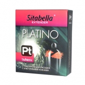 Стимулирующая насадка с шипиками по бокам Platino  Тайфун - Sitabella - купить с доставкой во Владивостоке