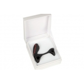 Чёрная насадка на фаллос Gladiator + LRS  с трехкнопочным пультом управления - Adrien Lastic - во Владивостоке купить с доставкой