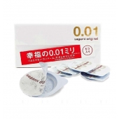 Супер тонкие презервативы Sagami Original 0.01 - 5 шт. - Sagami - купить с доставкой во Владивостоке