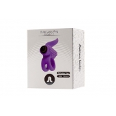 Эрекционное кольцо с подхватом мошонки и стимуляцией клитора Bullet Lastic Ring - Adrien Lastic - во Владивостоке купить с доставкой