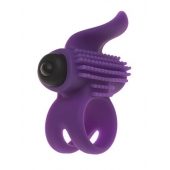 Эрекционное кольцо с подхватом мошонки и стимуляцией клитора Bullet Lastic Ring - Adrien Lastic - во Владивостоке купить с доставкой