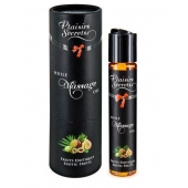Массажное масло с ароматом экзотических фруктов Huile de Massage Gourmande Fruits Exotiques - 59 мл. - Plaisir Secret - купить с доставкой во Владивостоке